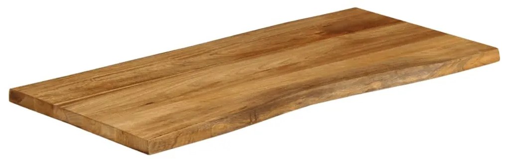 tömör mangófa természetes élű asztallap 100 x 60 x 2,5 cm