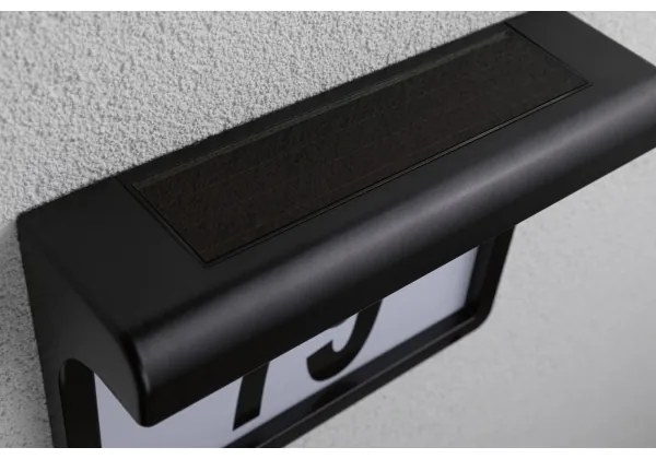 Paulmann 95388 - LED/0,05W IP44 Napelemes házszám érzékelővel DAYTON 4,8V