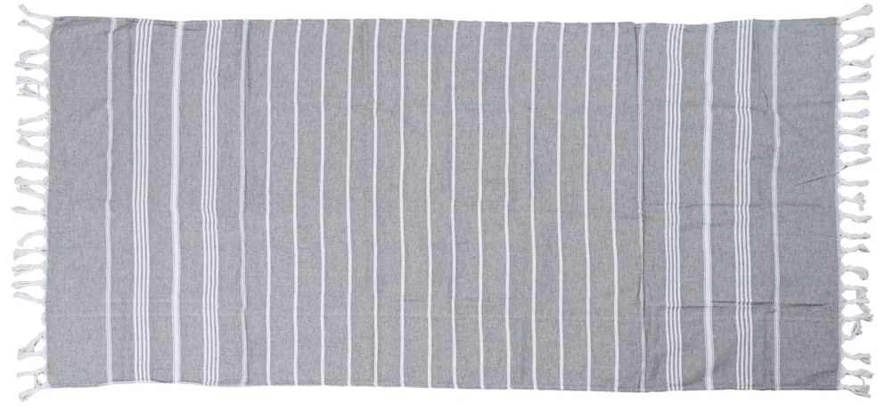 Strandtörölköző FARAO 90 x 180 cm, szürke