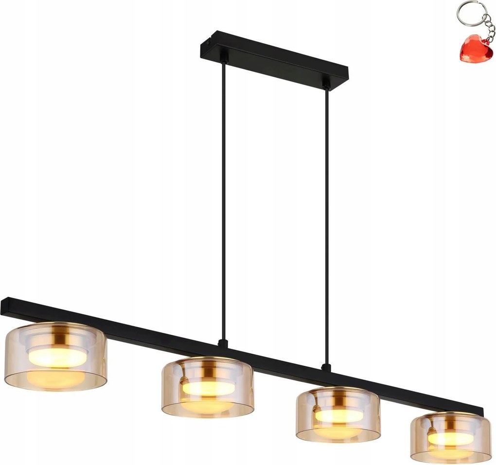 Függő lámpa Higgins 16055-4HG Globo