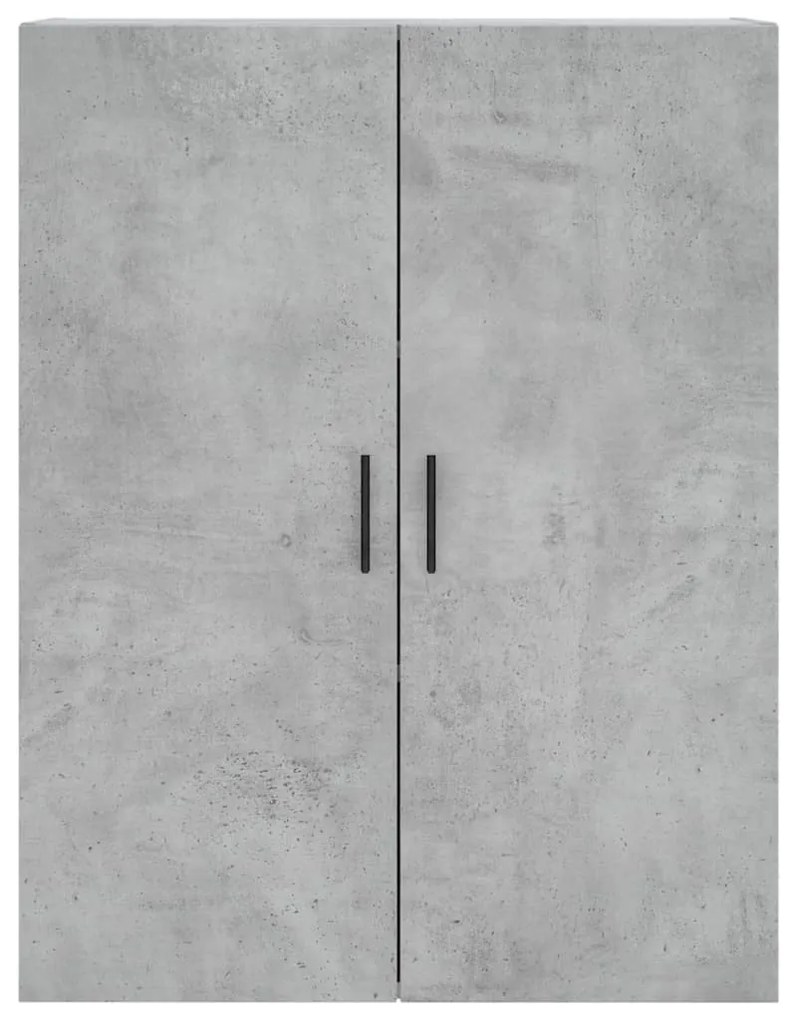 2 db betonszürke faliszekrény 69,5x34x90 cm