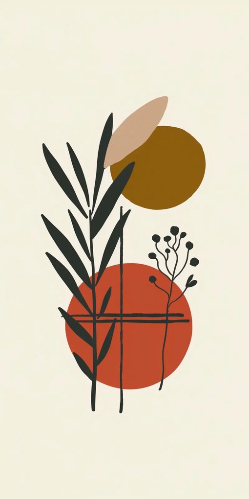 Poszter 50x100cm Kontraszt a botanikában