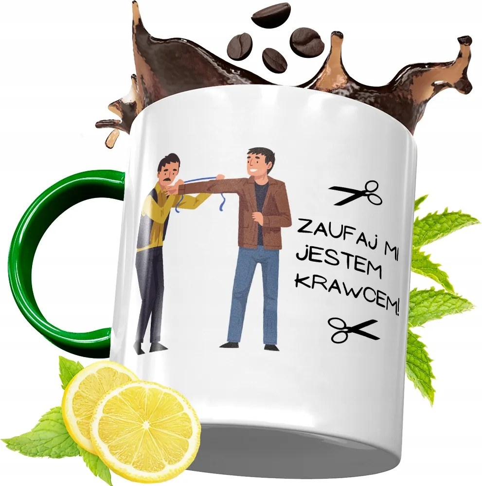 Zöld Bögre Szabónak Születésnapi Ajándéknak, fényképes nyomtatással