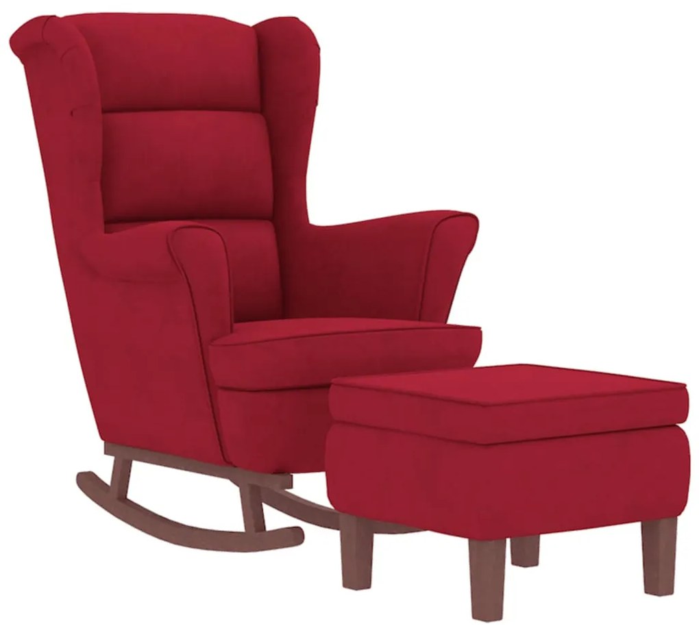 Borvörös Bársony és Tömörfa Hintaszék