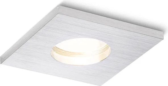 RENDL R10574 ASTOR SQ Fürdőszobai Beépíthető Lámpa Szálcsiszolt Alumínium IP20