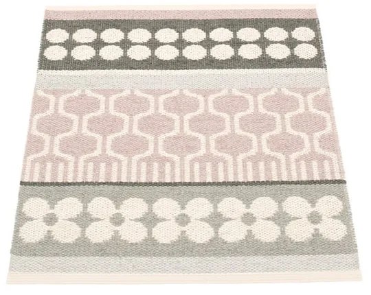 Világos rózsaszín-szürke kültéri-beltéri szőnyeg 70x90 cm Asta Pale Rose – Pappelina