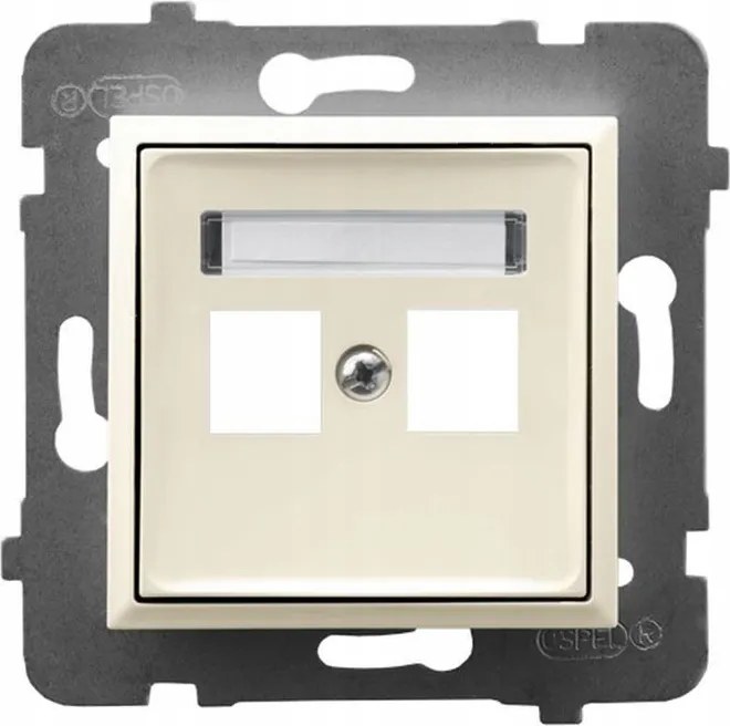 Ospel Aria ecru Keystone egyenes dupla aljzat ház GPK-2U/p/