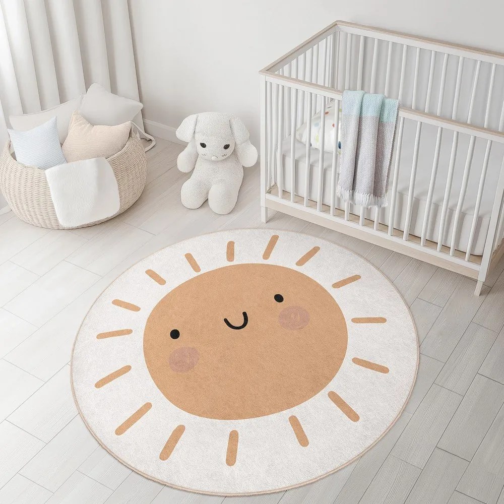 Mosható gyerek szőnyeg ø100 cm Sunny World – Mila Home