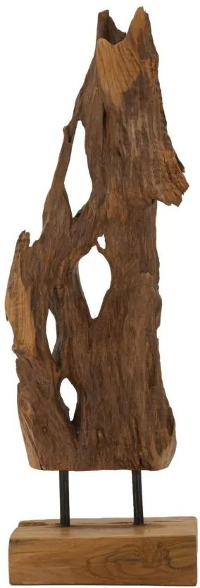 Akar szobor teak 18x13x55cm