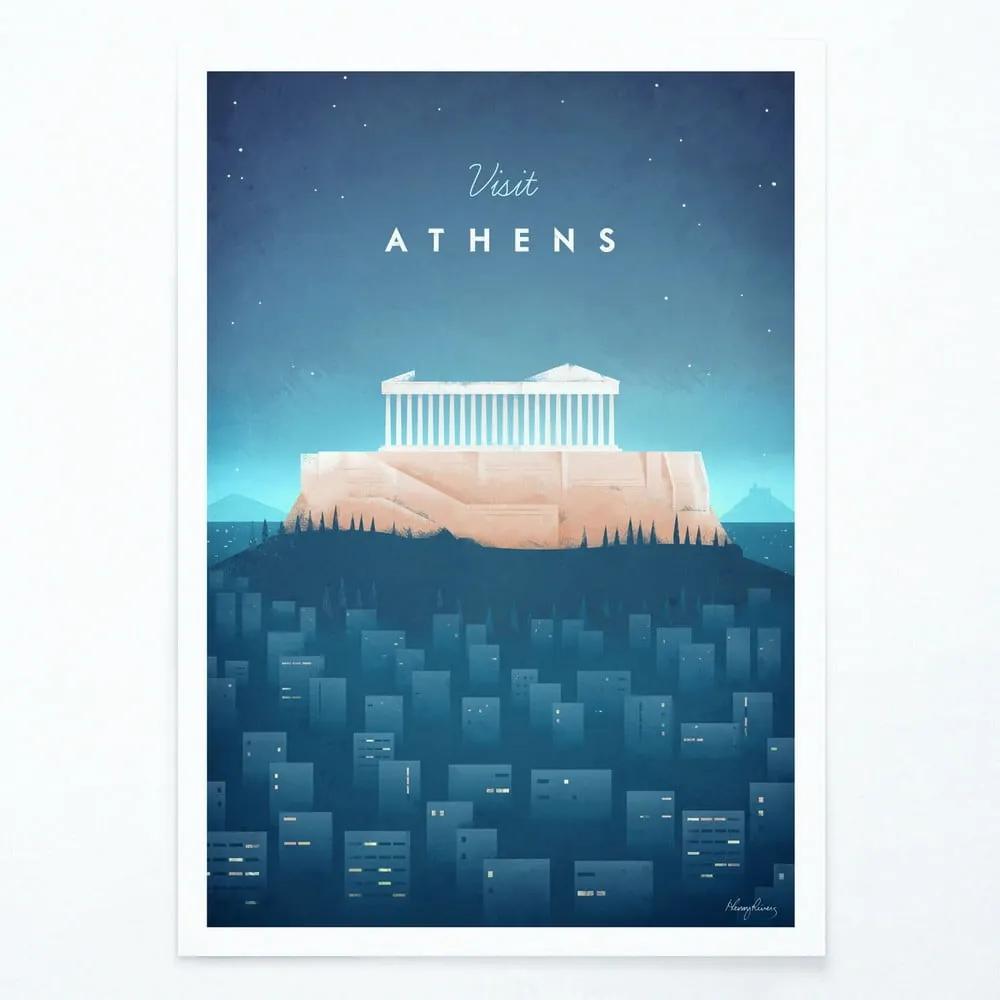 Athens poszter, A3 - Travelposter