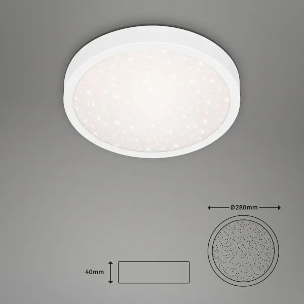 Briloner 3048-016 - LED Mennyezeti lámpa RUNA LED/18W/230V fehér