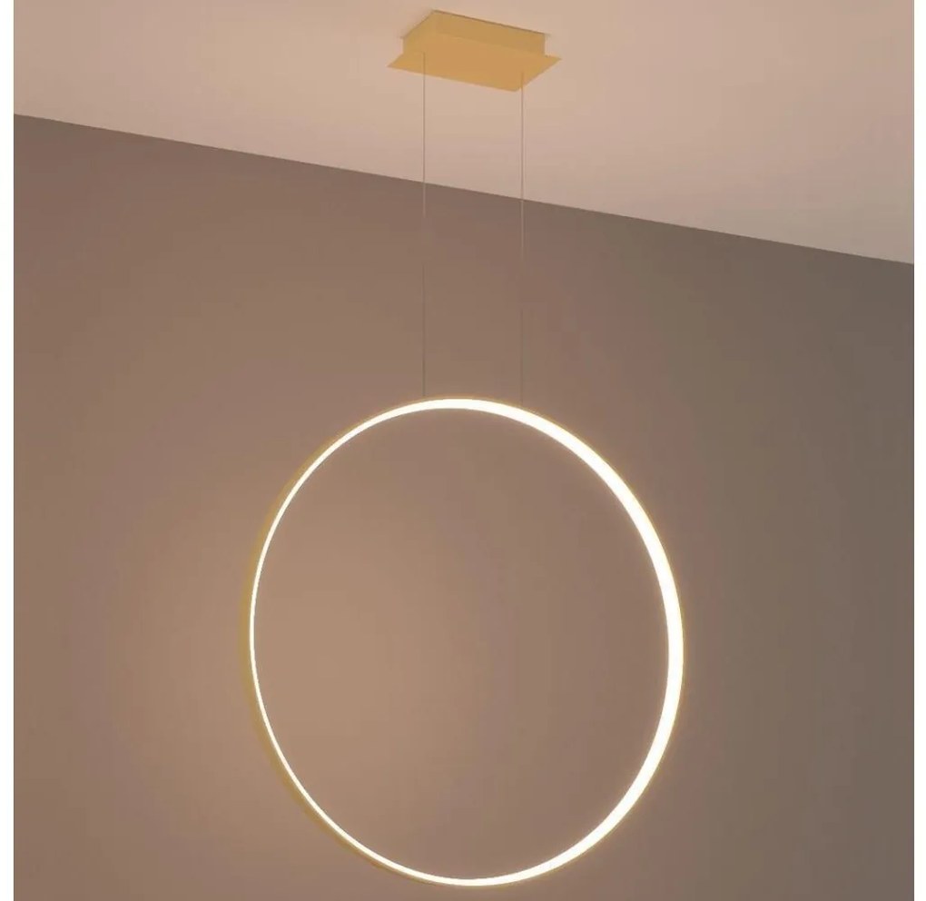 Thoro TH.175 - LED Csillár zsinóron RIO LED/50W/230V CRI90 3000K átm. 78 cm arany