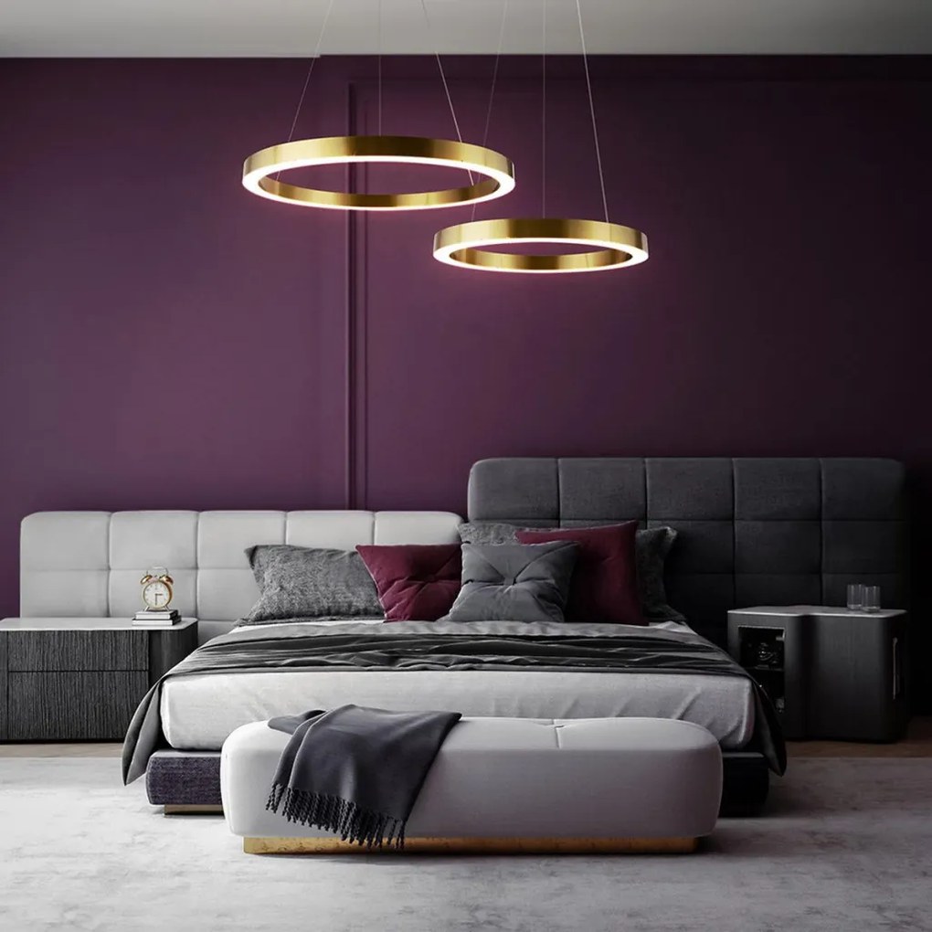 MAYTONI MOD415PL-L45BS4K SATURNO Modern Led Függesztett Lámpa Sárgaréz LED IP20