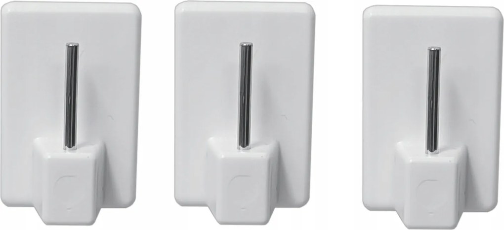 Öntapadós Akasztó Nagy Irigység Fogantyú Fehér 100 db-os csomag