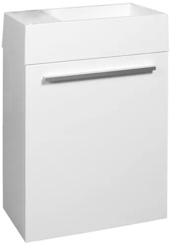 Naturel Verona Fürdőszobaszekrény mosdóval 46x26 cm fehér VERONA46WH