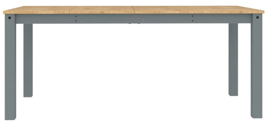 Panama szürke tömör fenyőfa ebédlőasztal 180 x 90 x 75 cm