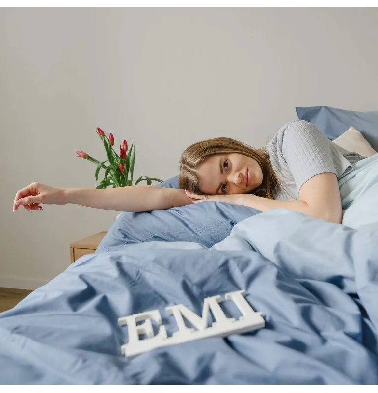EMI Iris pamut ágyneműhuzat, A standard egyszemélyes ágy szett tartalma: 1x 140x200 + 1x 70x90