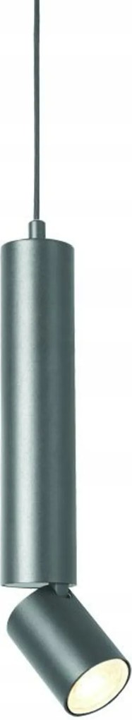 Aca Lighting függeszték 1XGU10 Babel szürke fém IP20 D5.6XD8XH140CM RA3