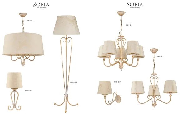 Jupiter 1594 - SI L EC - Állólámpa SOFIA E27/60W