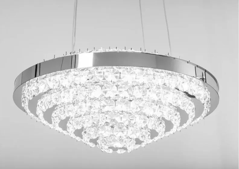 MORETTI MO6363 DOME Króm Színű Függeszték LED 3000-4000-6000K IP20