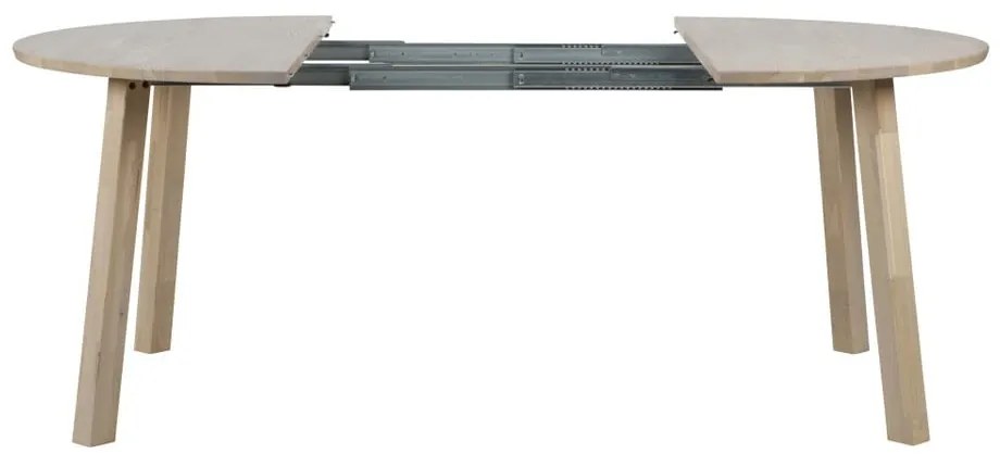 Lange bővíthető étkezőasztal, ⌀ 120 cm - WOOOD