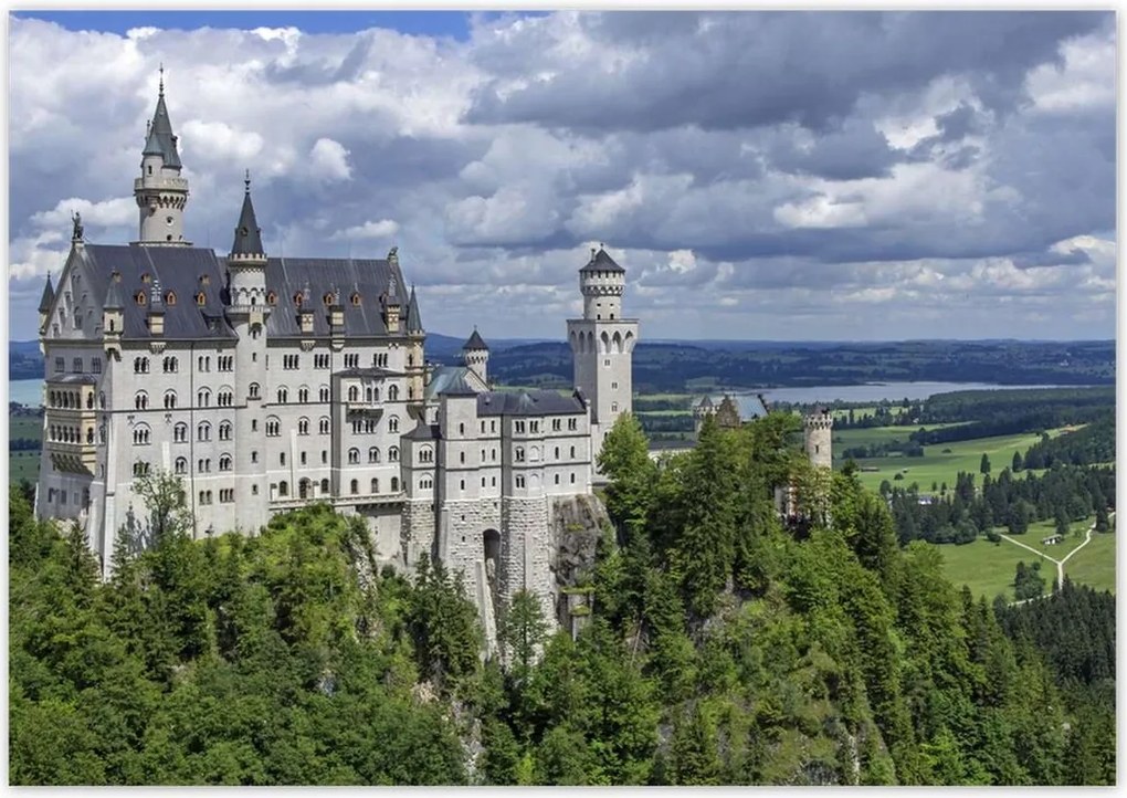 Poszterek 100x70 Neuschwanstein kastély