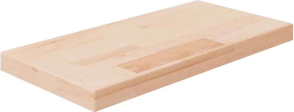 vidaXL kezeletlen tömör tölgyfa polclap 40 x 20 x 2,5 cm