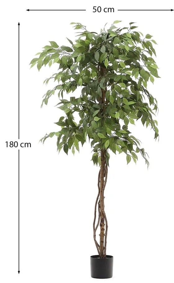 Fikusz műnövény (magasság 180 cm) Ficus – Kave Home