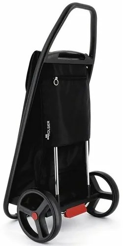 Rolser Com MF 8 Black Tube kerekes bevásárlótáska,fekete