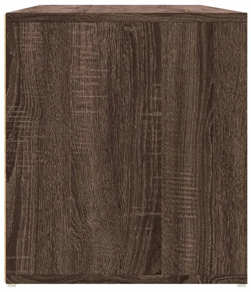 barna tölgy színű szerelt fa sarokszekrény 160 x 40 x 45 cm