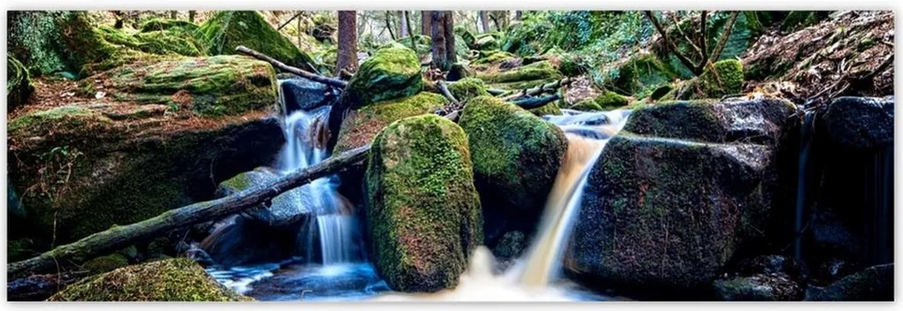 Poszterek 200x66 Hegyi patak Tájkép