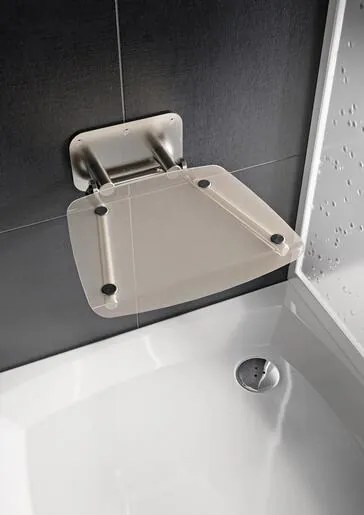 Ravak OVO B zuhanyzóülés, lehajtható, szélesség 36 cm, átlátszó B8F0000051