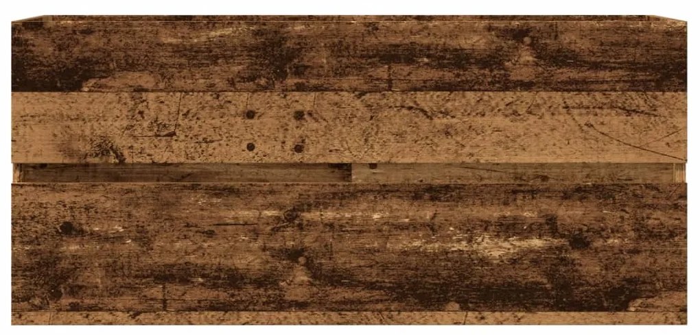 Antik fa színű szerelt fa mosdószekrény 100 x 38,5 x 45 cm