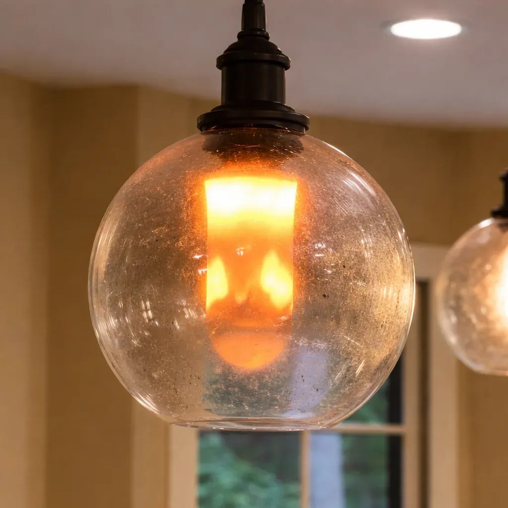 Zaparkorun LED izzó HYO-2, 5W - lángokat imitáló - orange