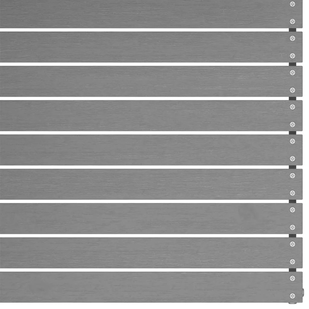 2 db szürke tömör fenyőfa kerti sarokkanapé