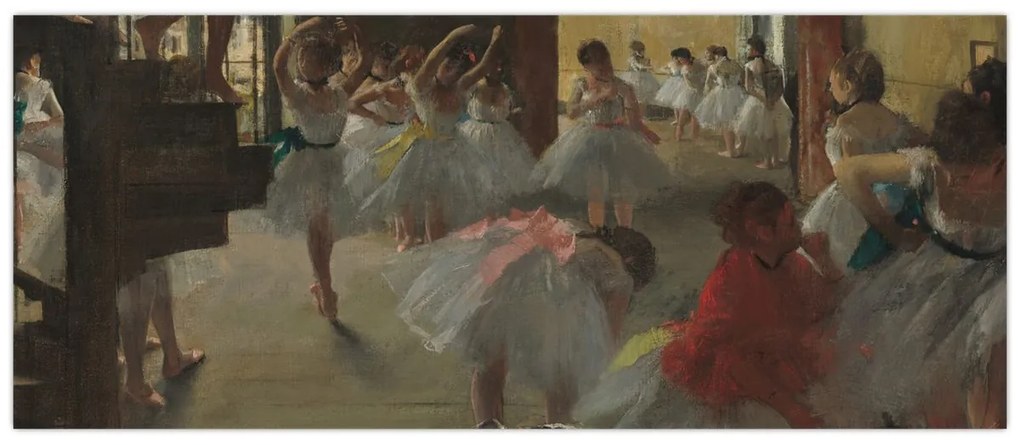 Kép - Edgar Degas, The Dance Class, reprodukciók (120x50 cm)