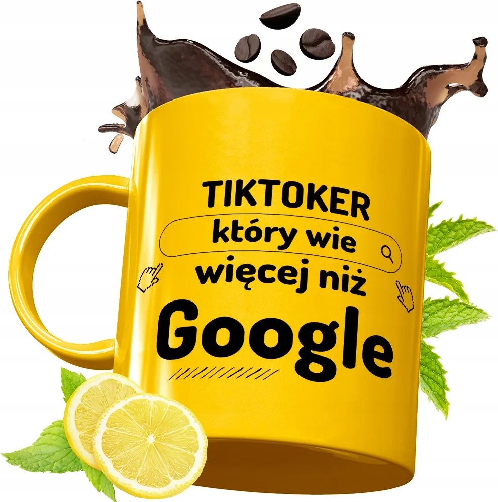 Prémium Arany Bögre Tiktoker Ajándék Nyomtatott Fotóval