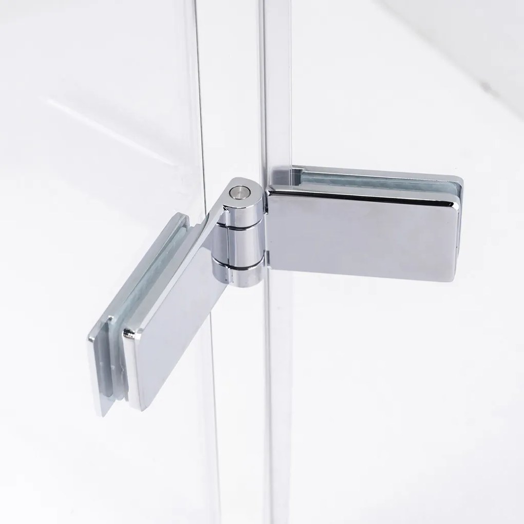 Stuxi Verona Duo 80x80 cm szögletes két csuklóajtós zuhanykabin, 6 mm vízlepergető üveggel, króm