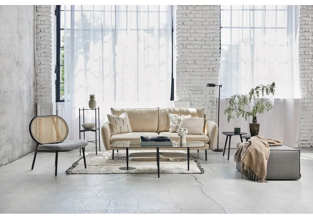 Vienna bézs kanapé, 230 cm - Cosmopolitan Design