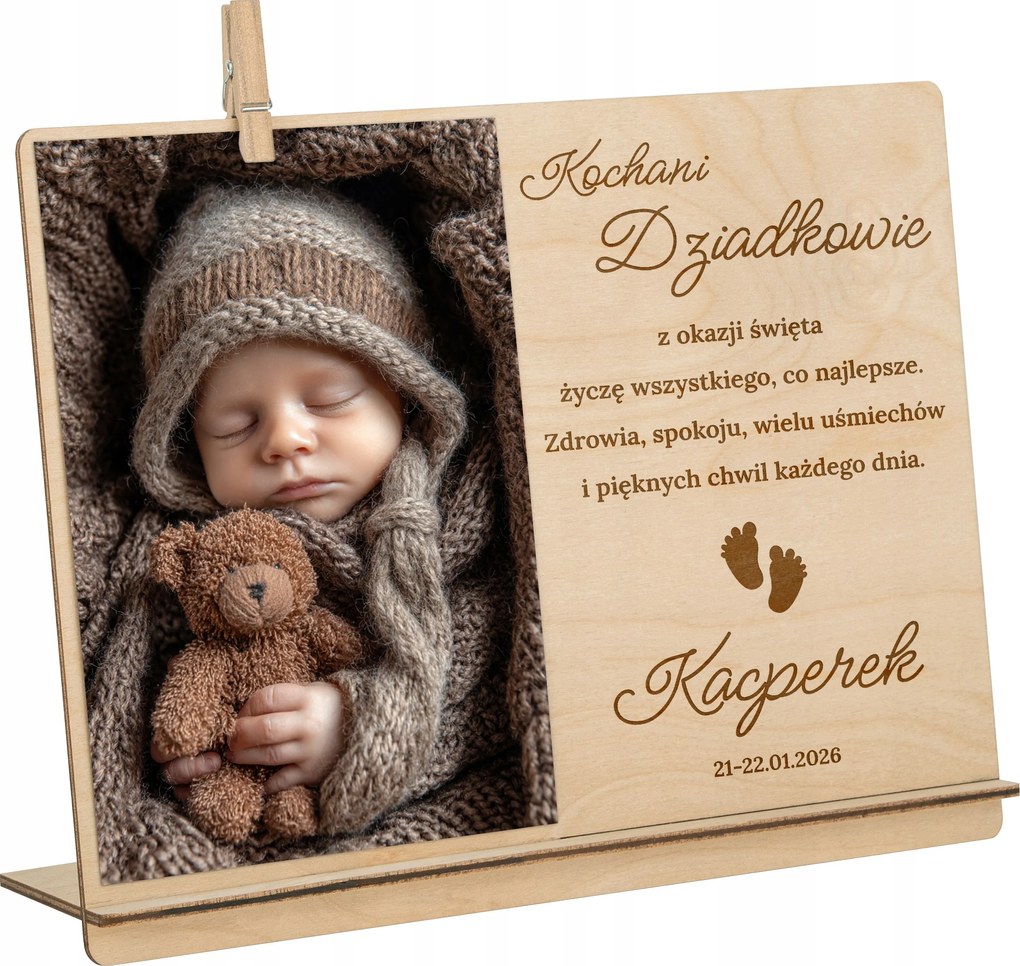 Ajándék Nagymama Nagypapa Napjára Személyre szabott Képkeret db