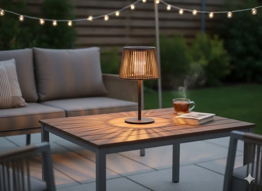 Lumen napelemes lámpa, mokka - Philippi