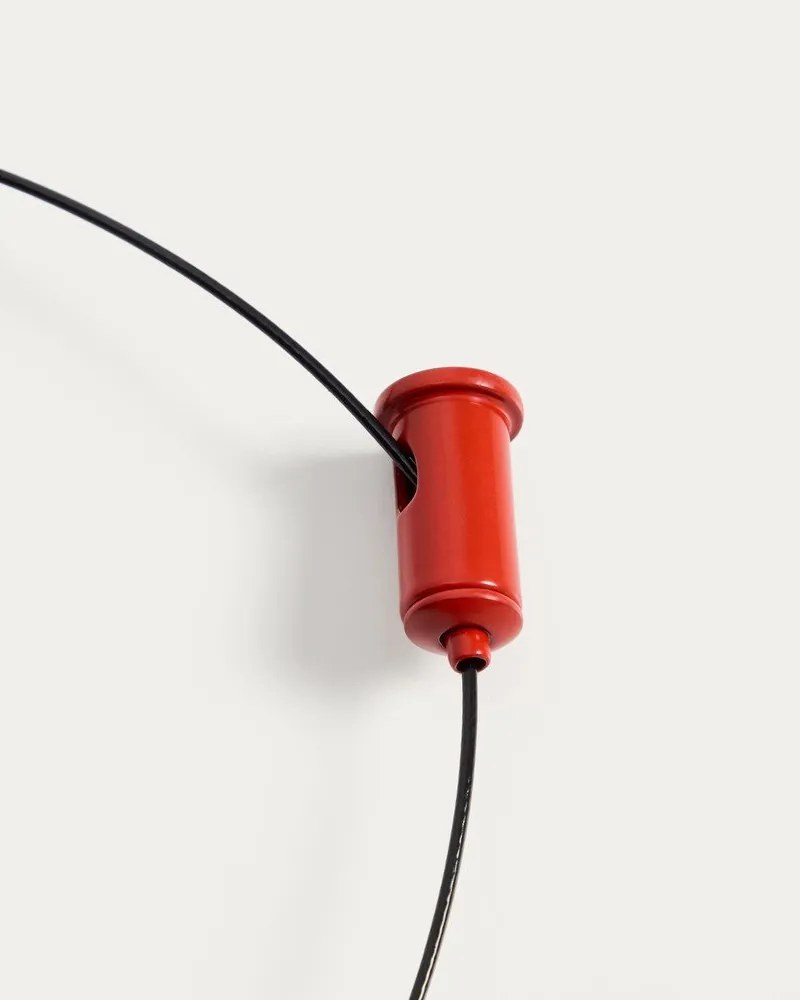 Piros LED dimmelhető mennyezeti lámpa fém búrával ø 16 cm Porte – Kave Home