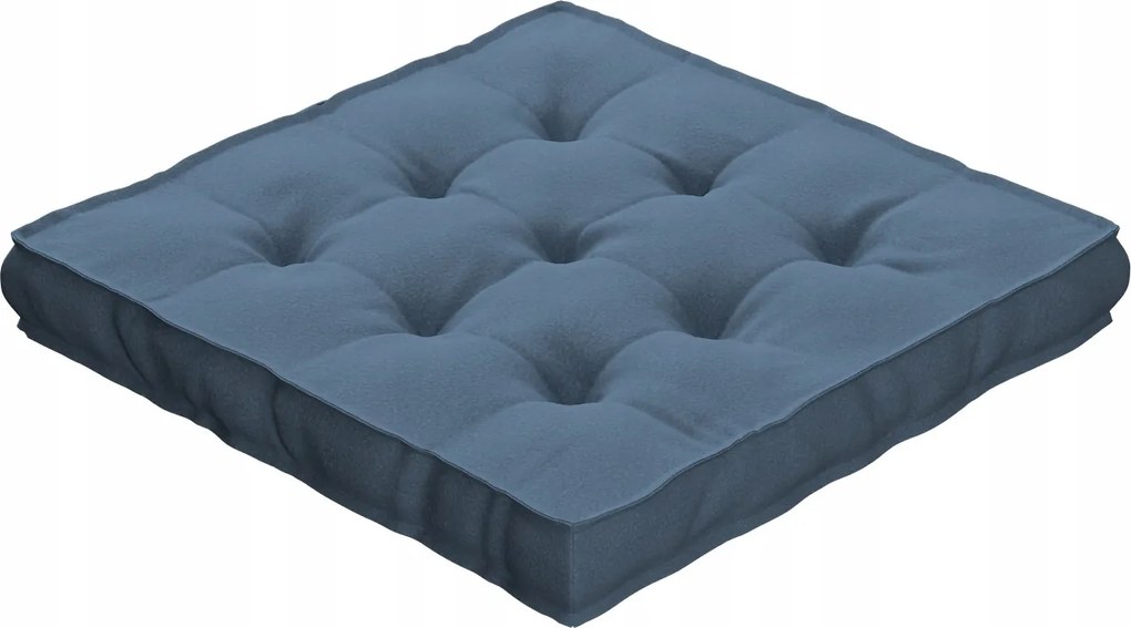 Kuba székpárna 50x50 kék bukla