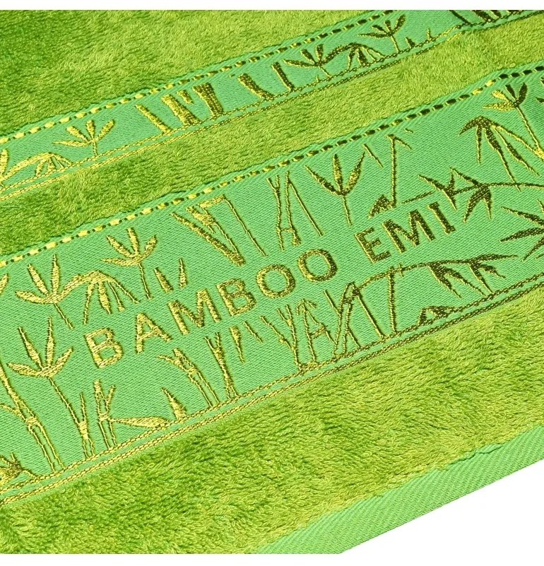 EMI zöld bambusz fürdőlepedő 70 x 140 cm