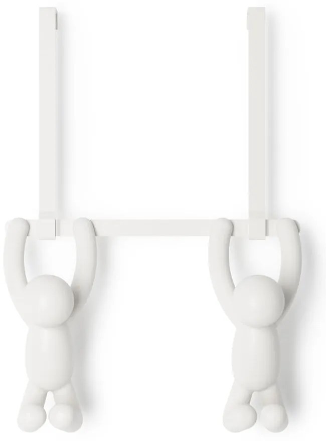 Fehér műanyag ajtófogas 22 cm Buddy – Umbra