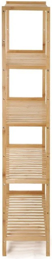 Natúr színű bambusz fürdőszobai polcos állvány 60x130 cm Skaren – Bonami Essentials