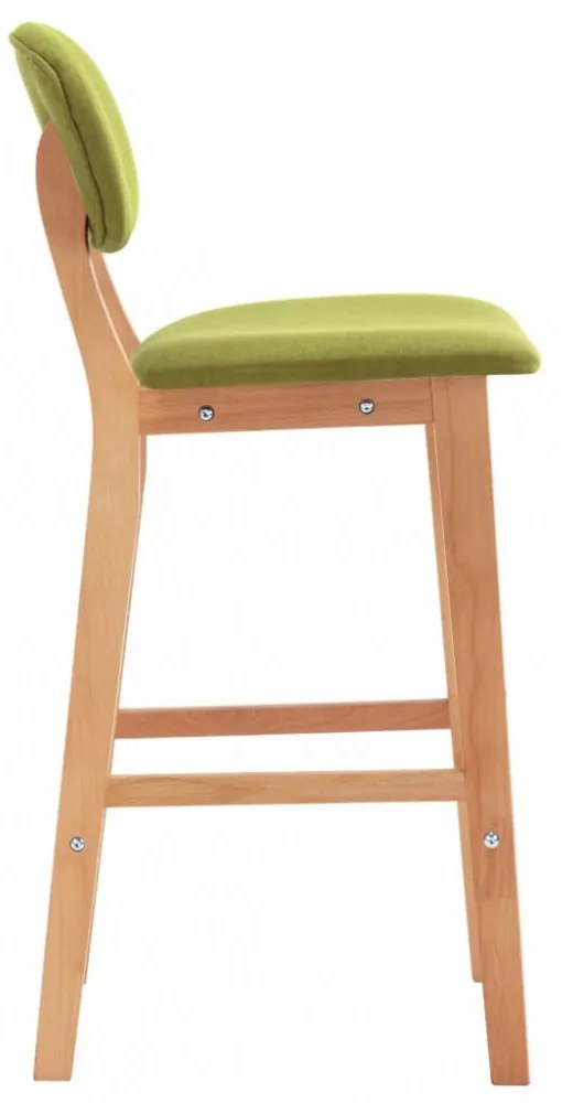 2 db zöld szövet bárszék