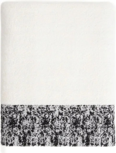 Viola törölköző fehér-fekete 50x90 cm Homla
