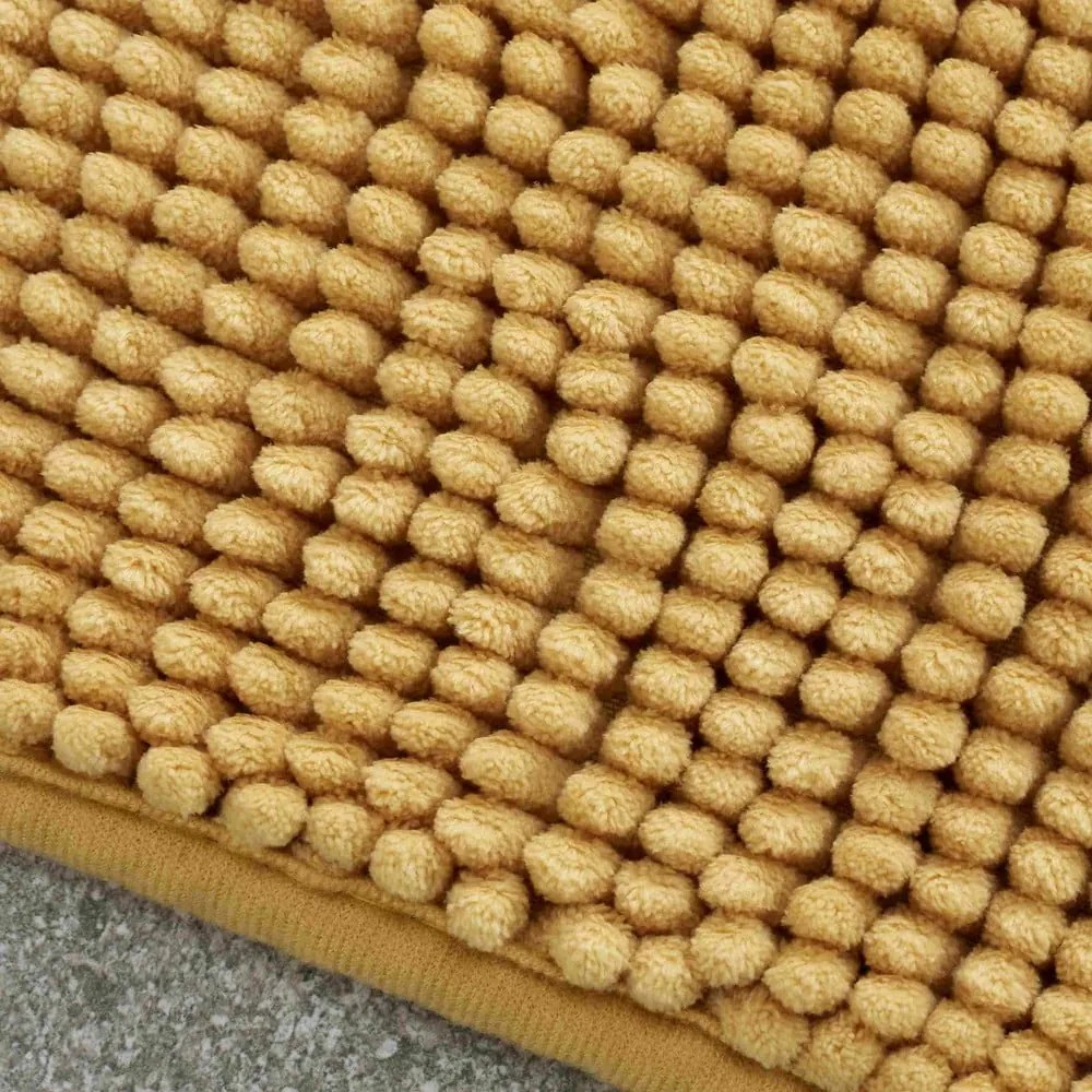 Sárga fürdőszobai kilépő 80x50 cm Bobble - Catherine Lansfield