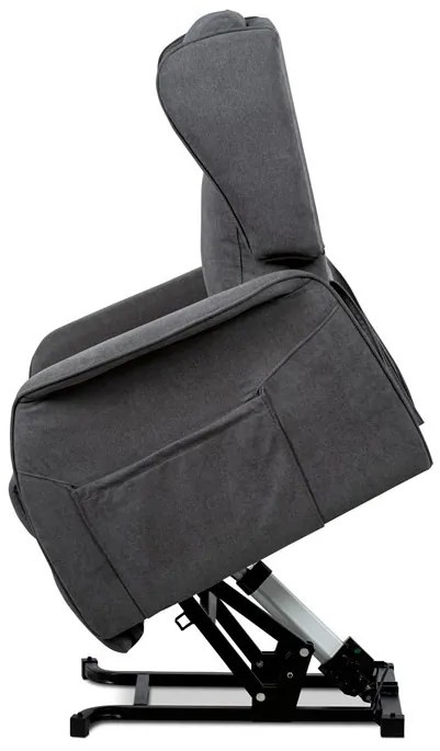 Elektromos Fekvőfotel, Szürke Szövet. TV-1190 GREY2